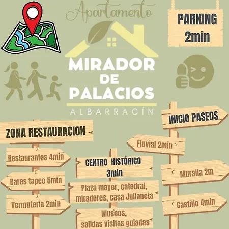 Mirador De Palacios- Centrico Con Vistas Y Parking Cerca Albarracín Extérieur photo